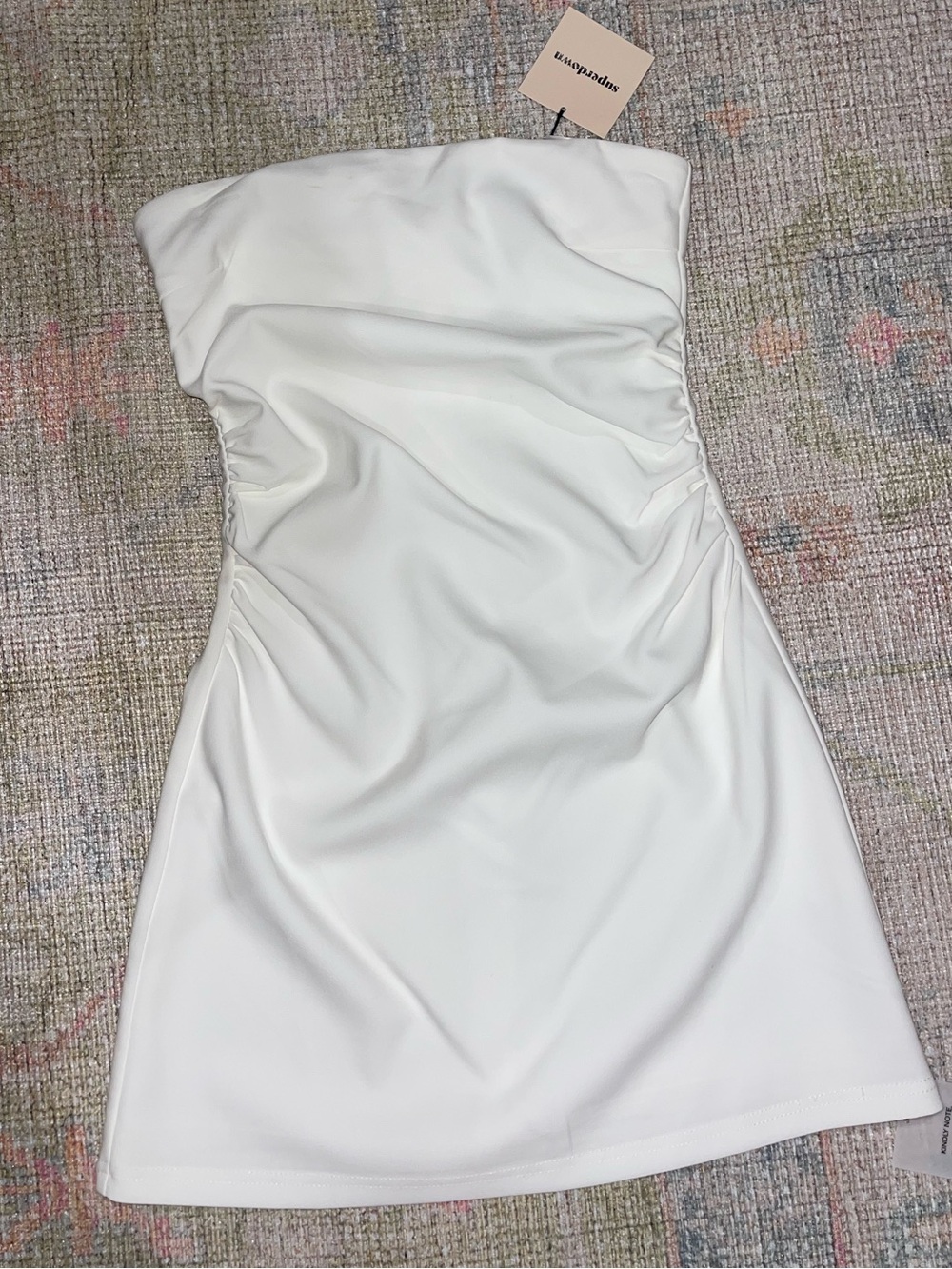 New Superdown Nara strapless mini dress